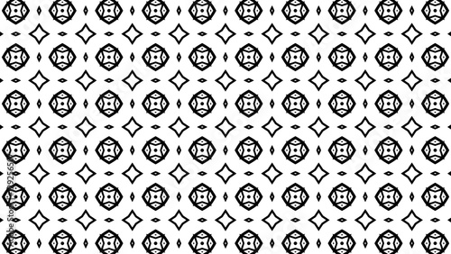 Ornament with elements of black and white colors. 16  