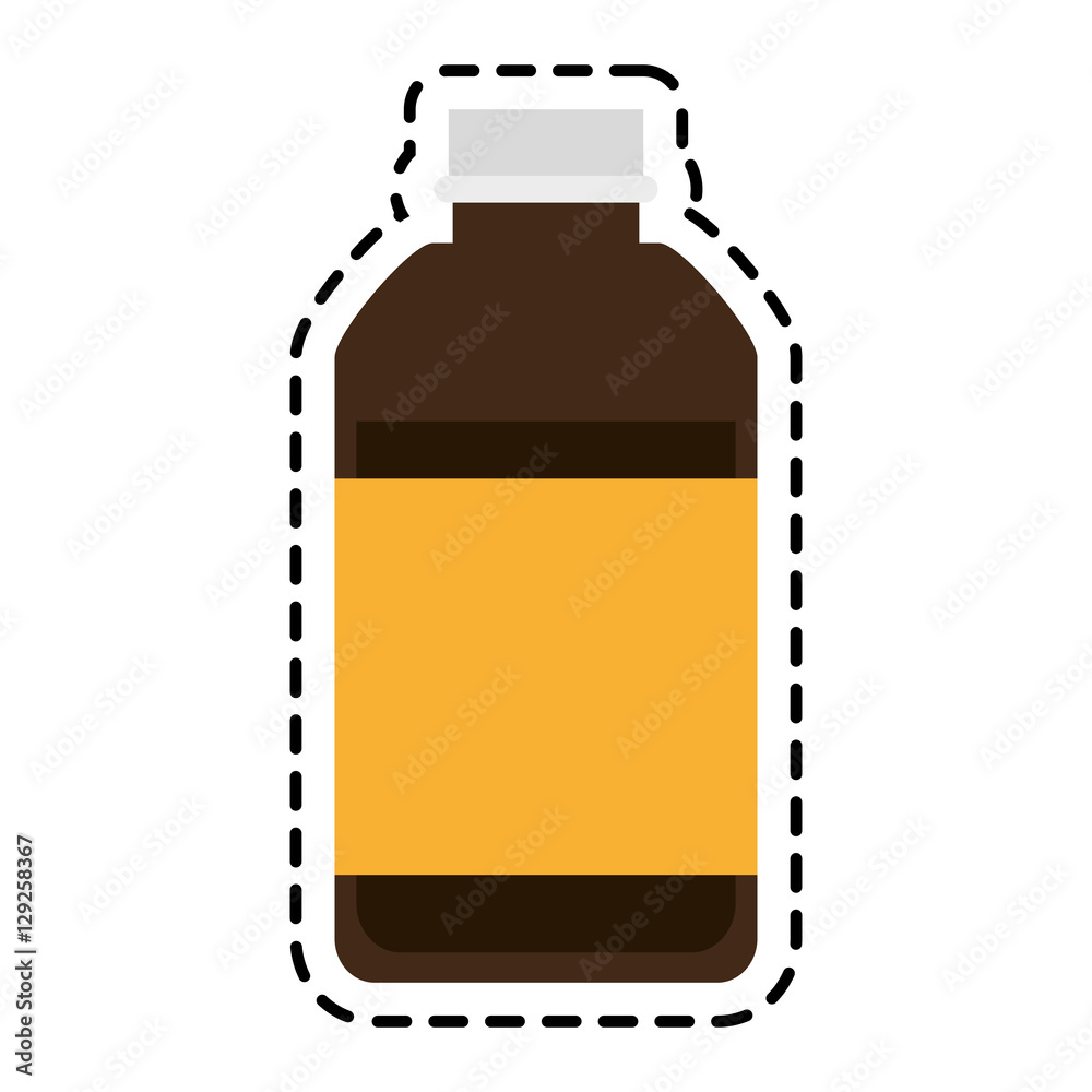 Medicine jar icon. Medical health care hospital and emergency theme. Isolated design. Vector illustration Medicine jar icon. Medical health care hospital and emergency theme. Isolated design. Vector illustration