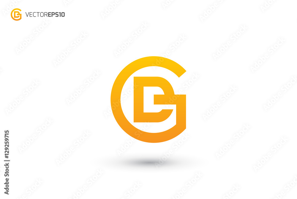 Obraz premium GD Logo or DG Logo