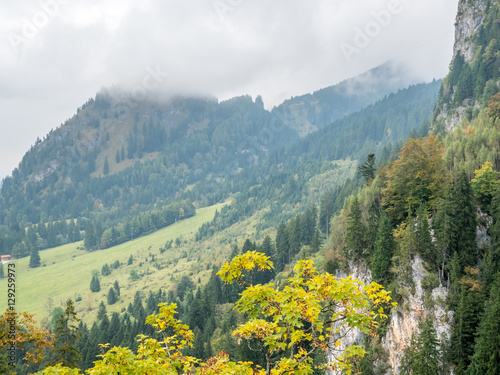 Landscape view in Bavaria  Germany