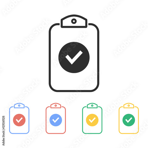 Clipboard - vector icon.