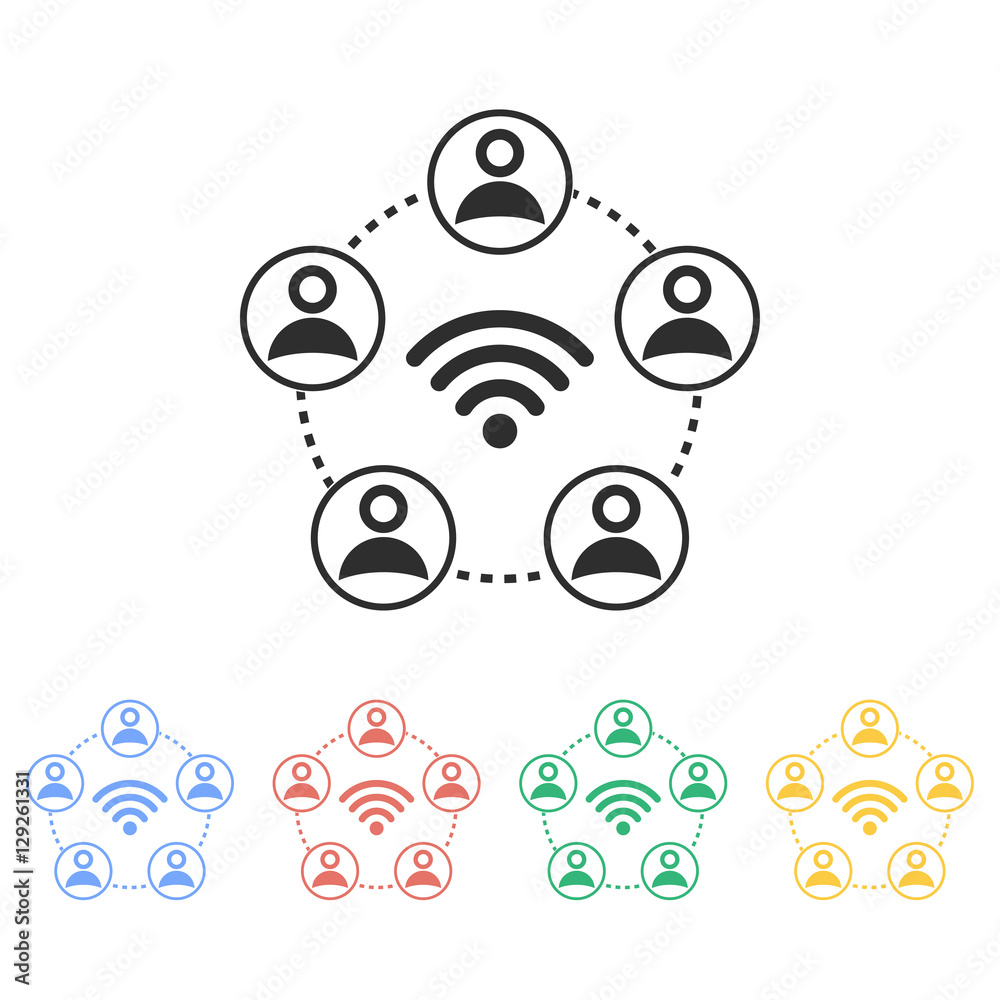 Fototapeta premium Network - vector icon.