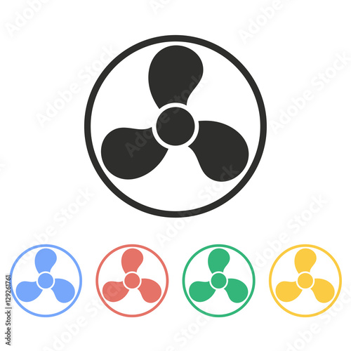 Fan - vector icon.