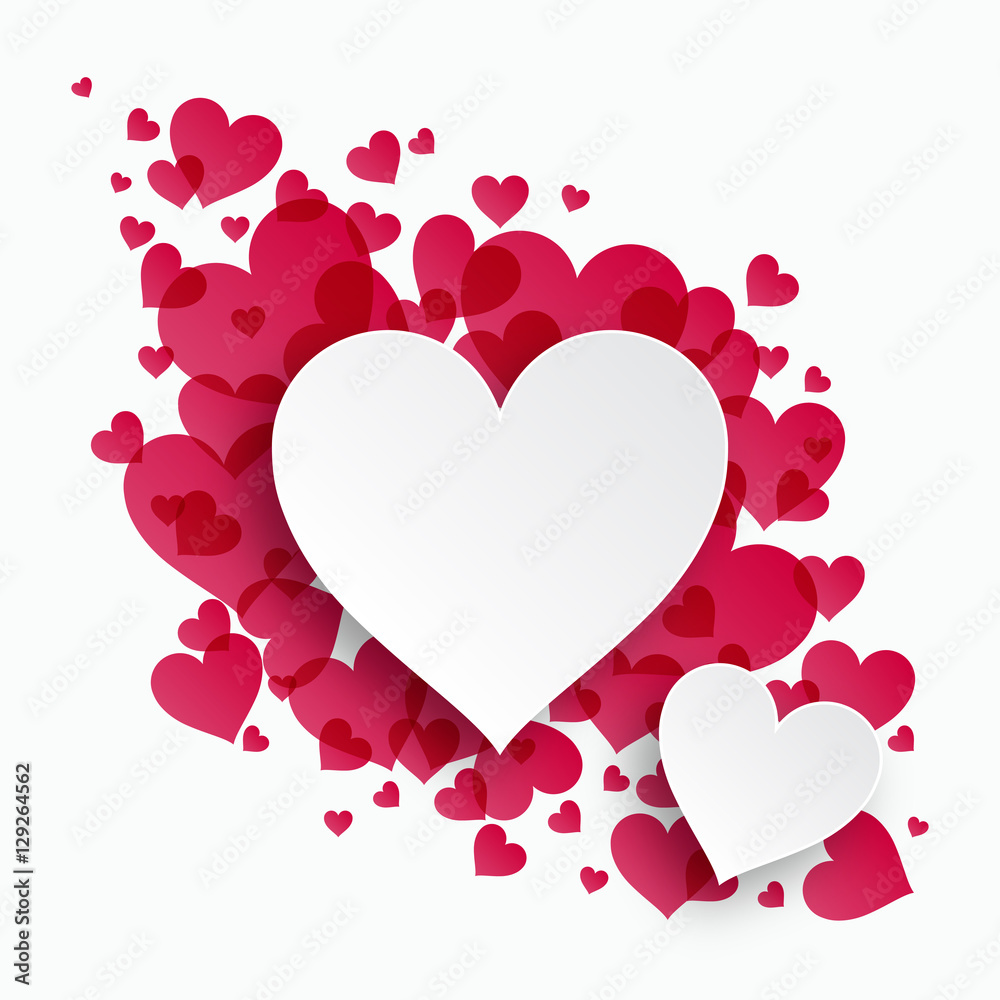 Valentine_Heart Pattern #Vector Graphic 