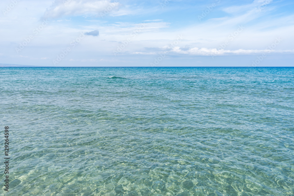 View on Mediterranean Sea at sunny day
View on Mediterranean Sea at sunny day