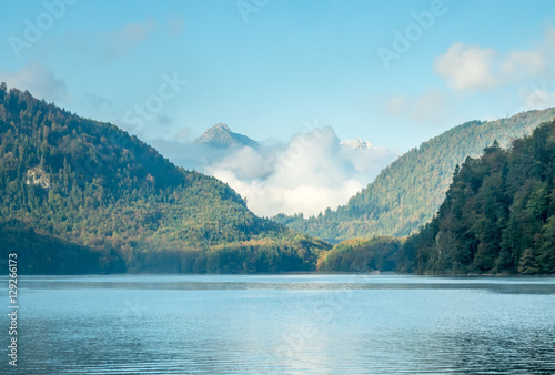 Lake Alpsee in Germany