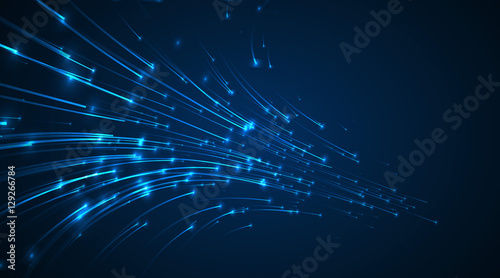 Vector background. Abstract neon glowing shapes. Digital graphic for brochure, website, flyer, print, poster, other design