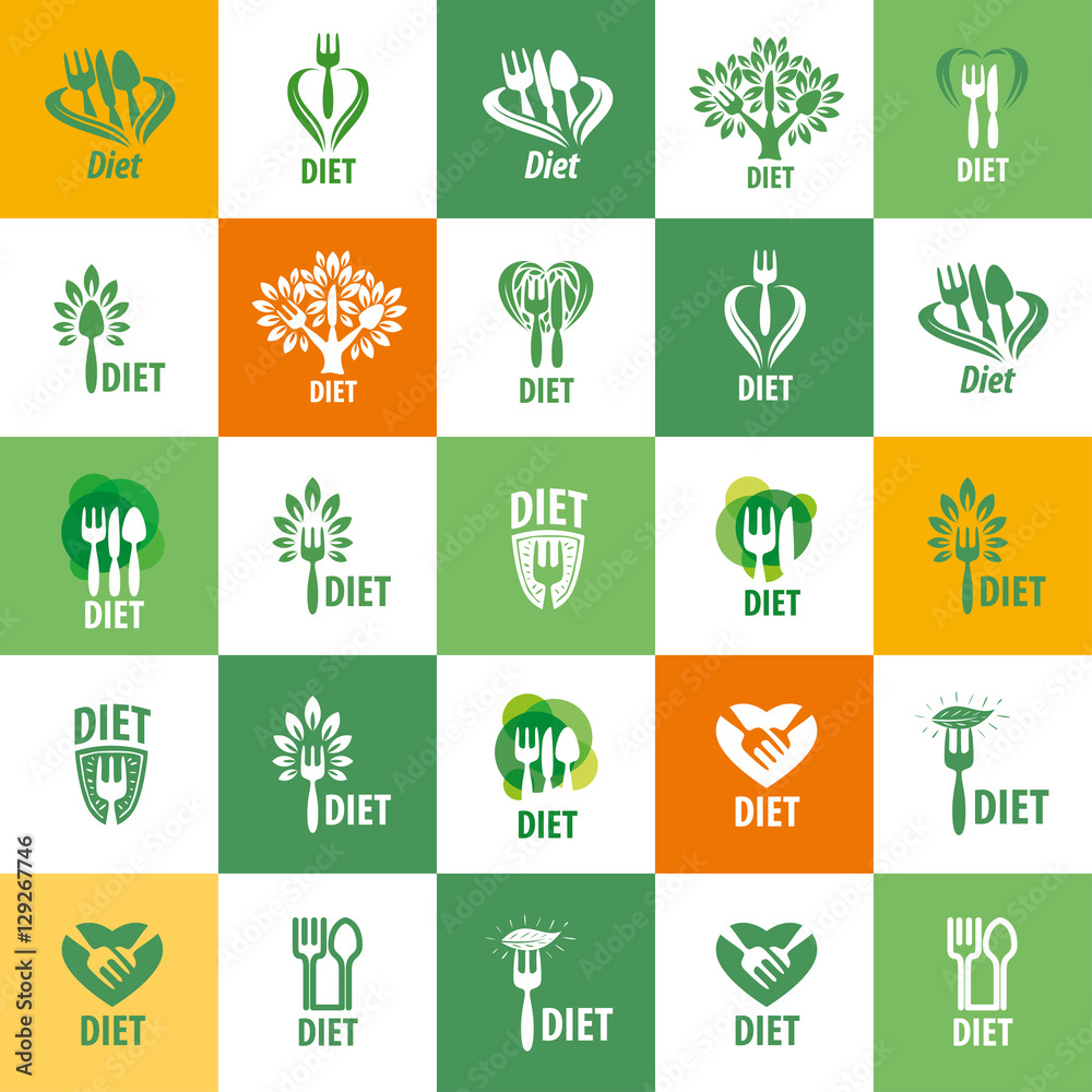 vector logo for diet vector logo for diet
