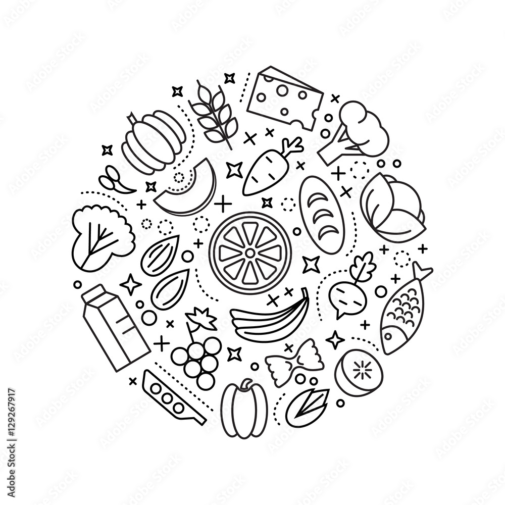Healty food background representing Healty food background representing