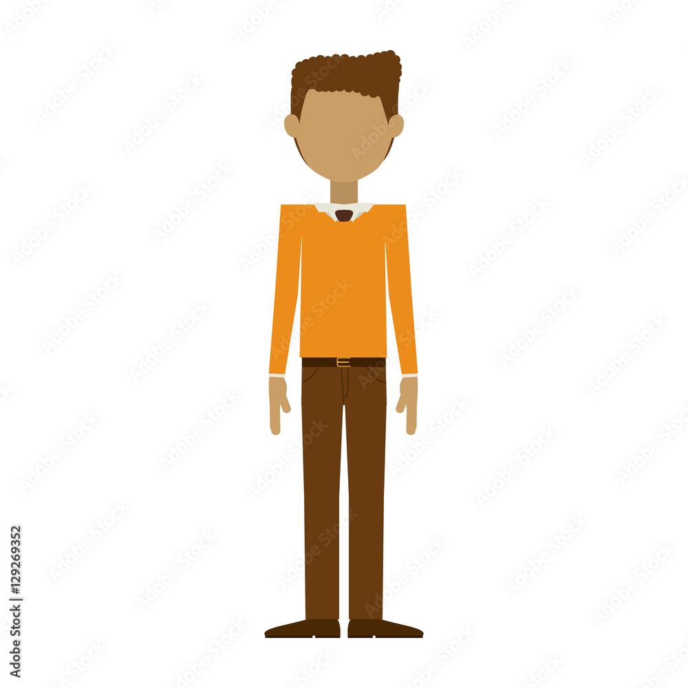 Man icon. Male avatar person people and human theme. Isolated design. Vector illustration Man icon. Male avatar person people and human theme. Isolated design. Vector illustration