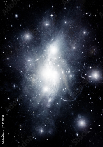 galaxy in a free space