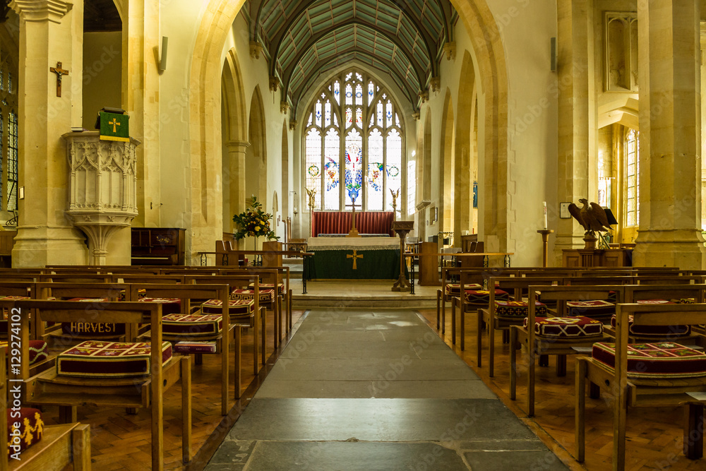 SS Peter and Paul parish church Nave A Northleach England