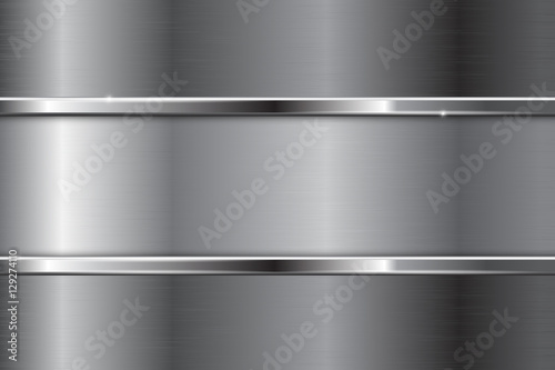 Metal background. Stainless steel brushed surface