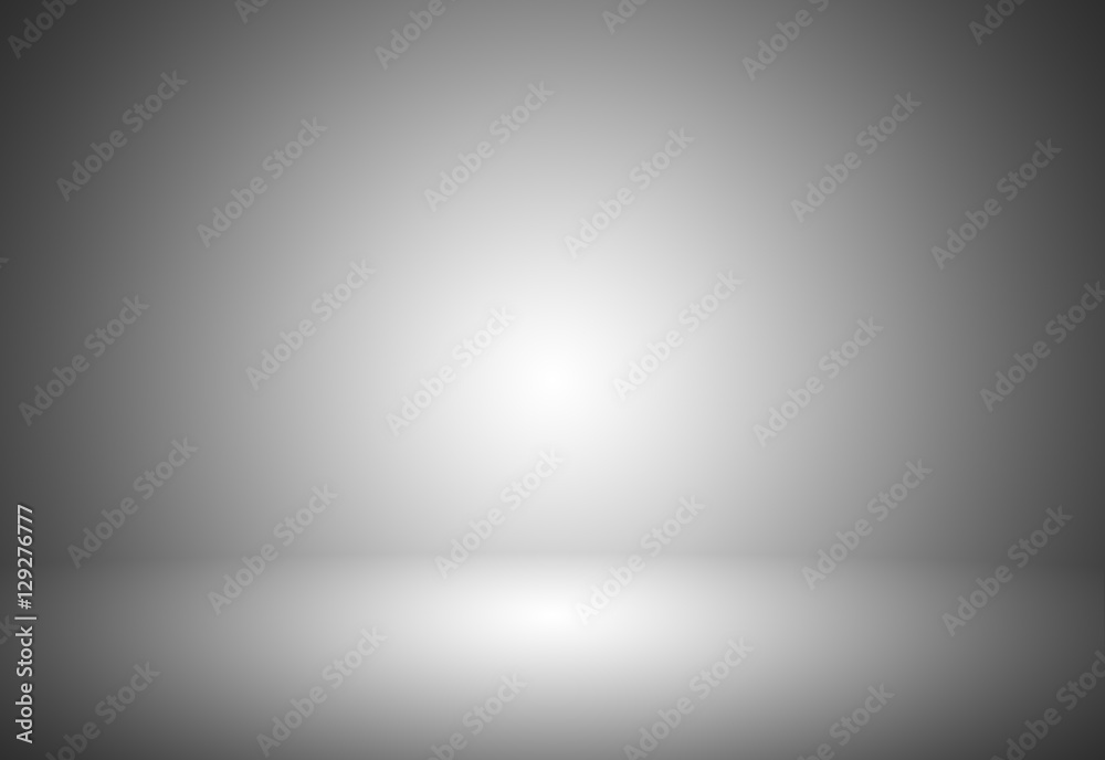 Grey gradient abstract background / gray room studio background / dark