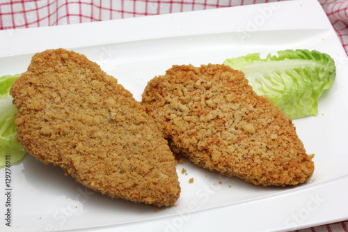 Quadro em tela escalope végétarienne