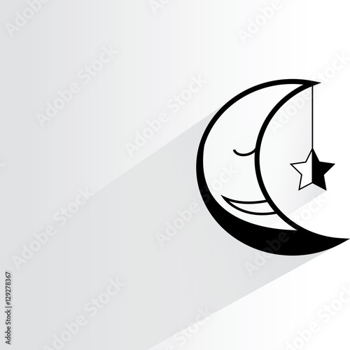 moon and star