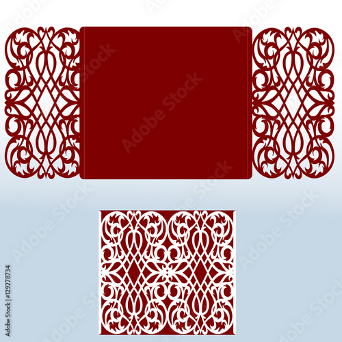 Template for greeting card