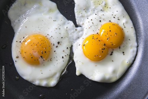 Eggs, sunny side up photo