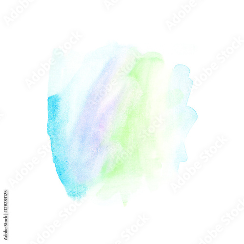 Watercolor background. Freehand painting. Greeting, wedding card template