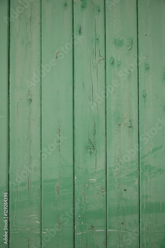A whole page of green painted wood background texture