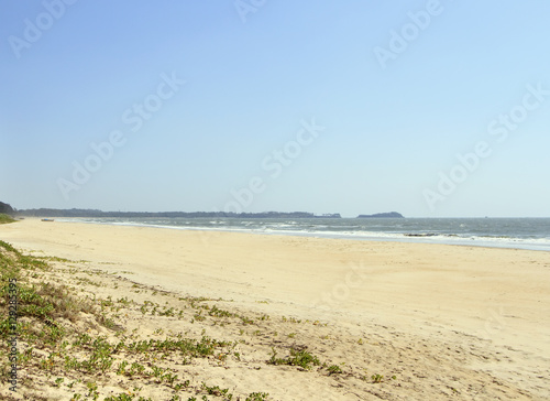 Beautiful beach in Goa