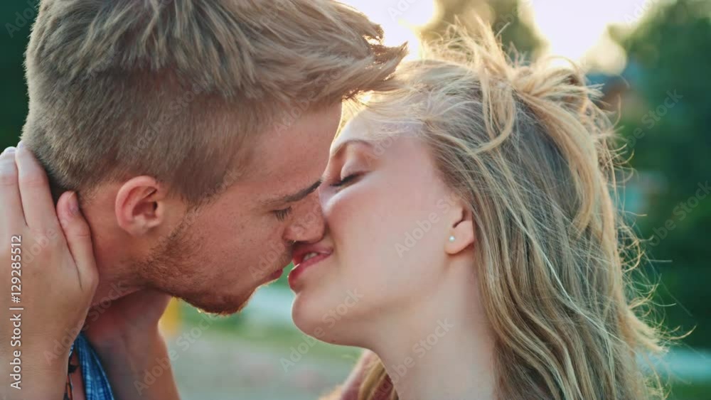 Kissing couple