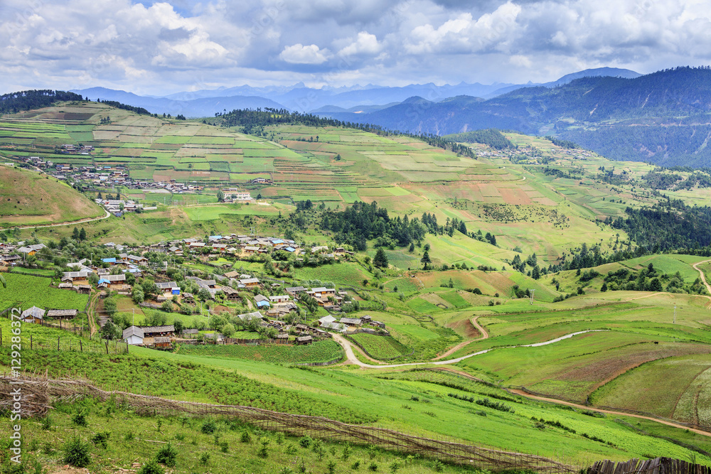 Obraz premium Sceneria Shangri-La Yunnan