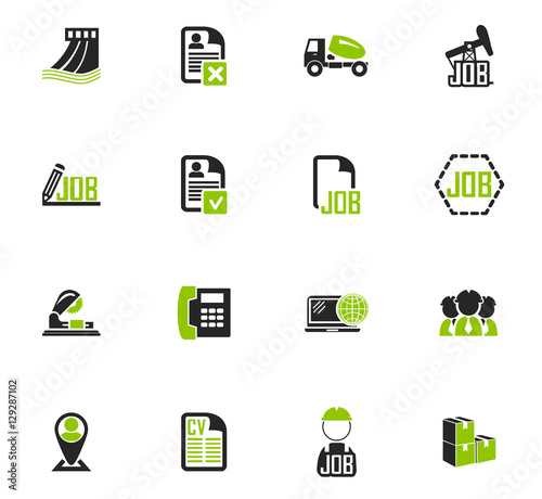 Job icons set