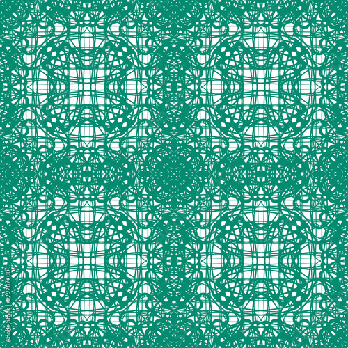 Seamless pattern with abstract ornament isolated on white (transparent) background. Elegant wrapping pattern design. Vector illustration eps