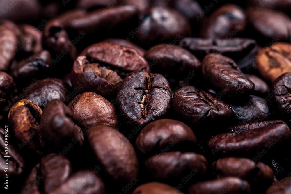 Frame of roasted coffee beans isolated on white Frame of roasted coffee beans isolated on white