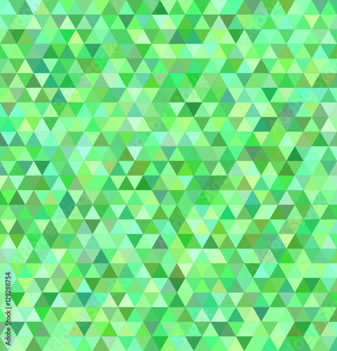 Green regular triangle mosaic background design