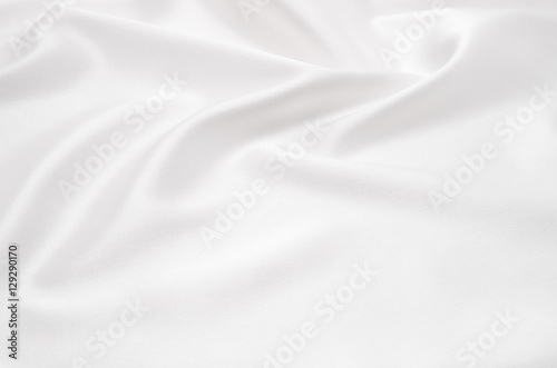 white satin fabric as background © nata777_7