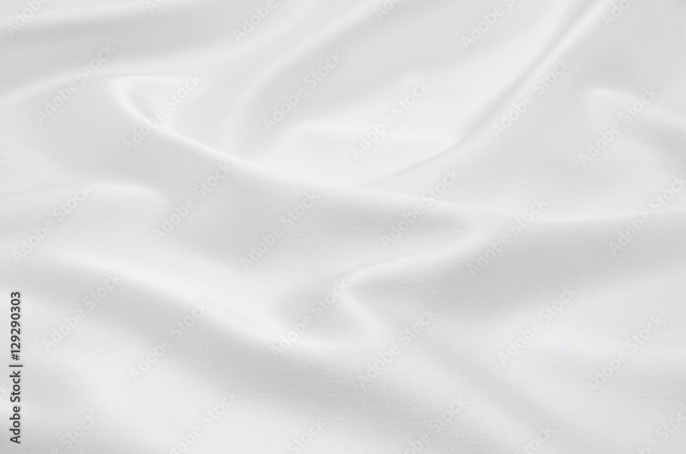 white satin fabric as background