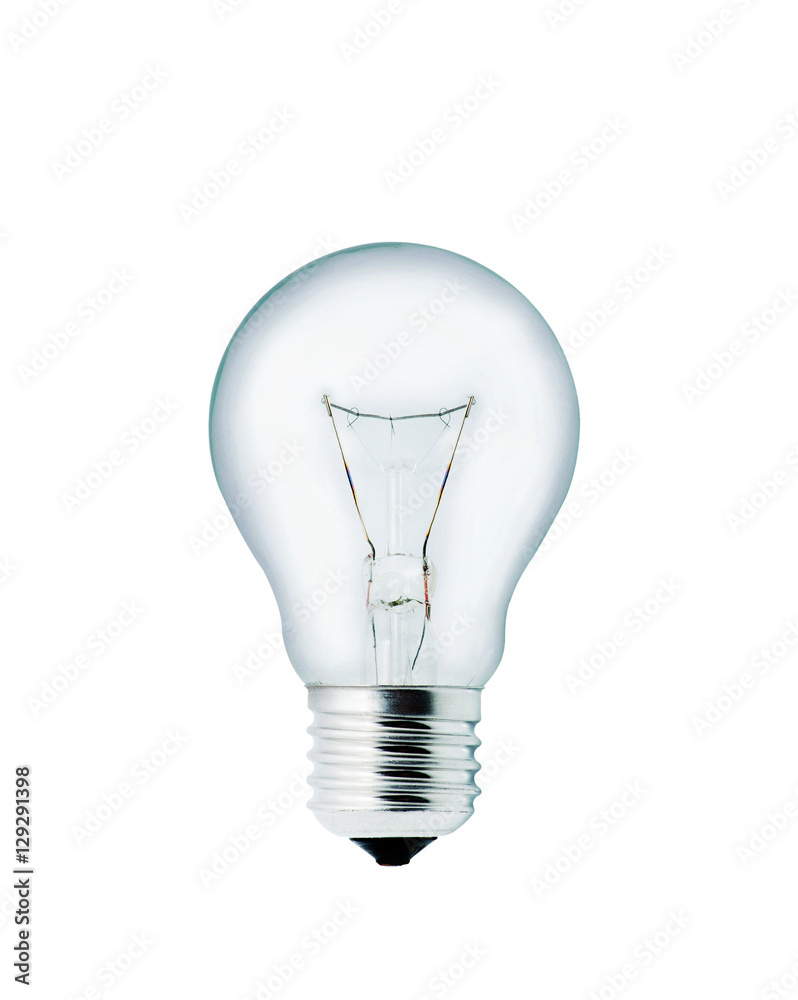 Light bulb isolated on white Light bulb isolated on white