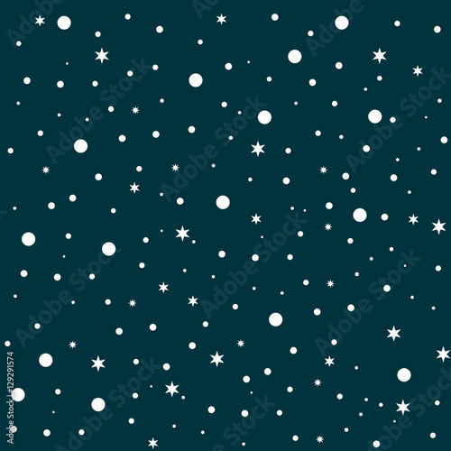 Falling snow pattern