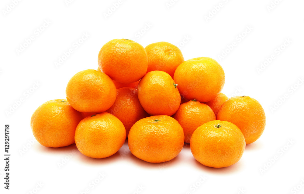 tangerine or mandarin fruit isolated on white background tangerine or mandarin fruit isolated on white background