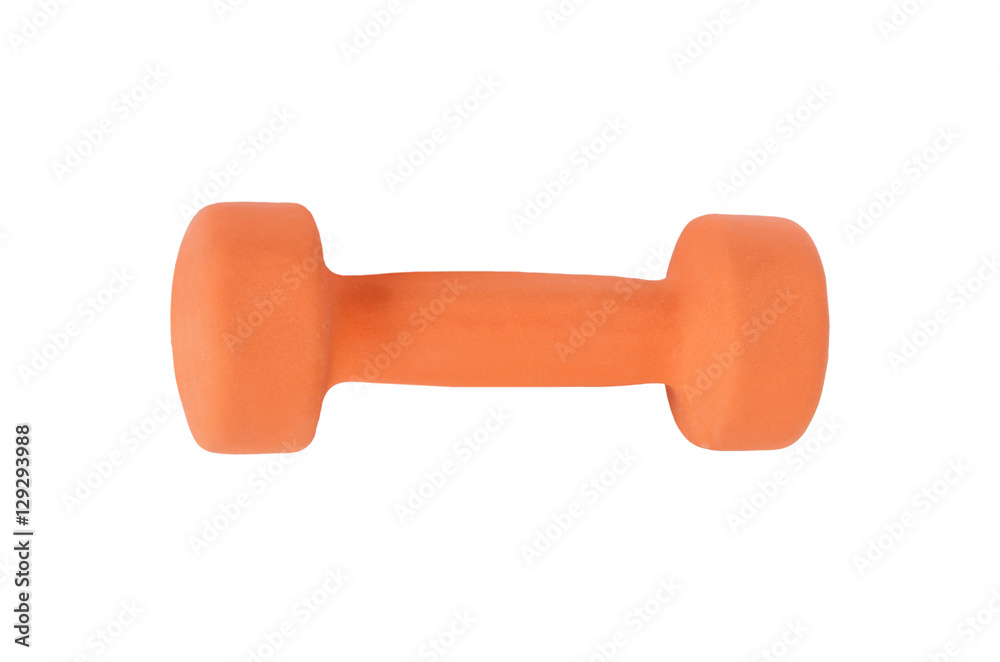Dumbbells isolated on a white background Dumbbells isolated on a white background