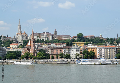 Churches and old building of Budapest, Hungary