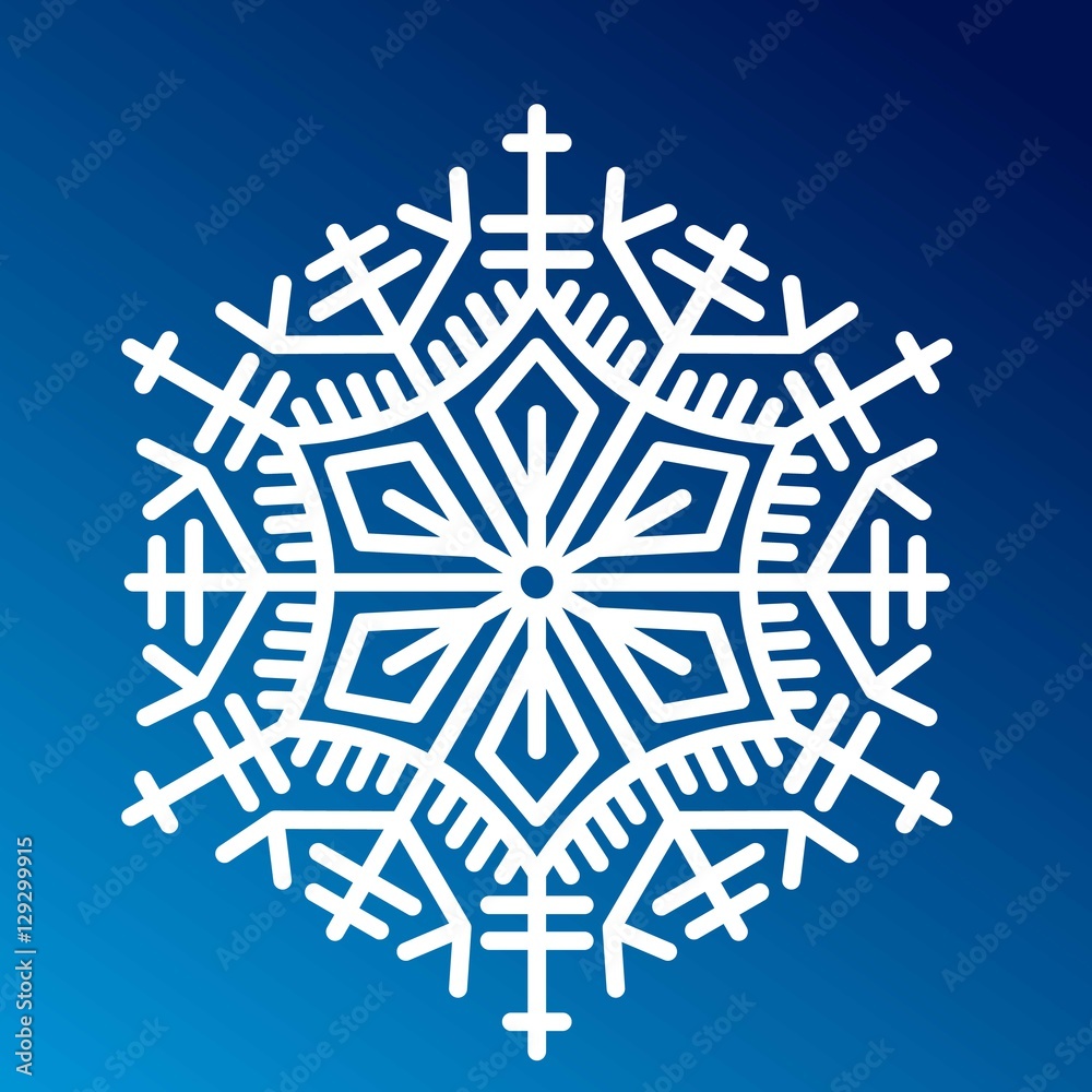 Snowflake icon vector. Snowflake icon vector.
