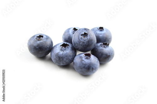 european blueberry fruits isolated