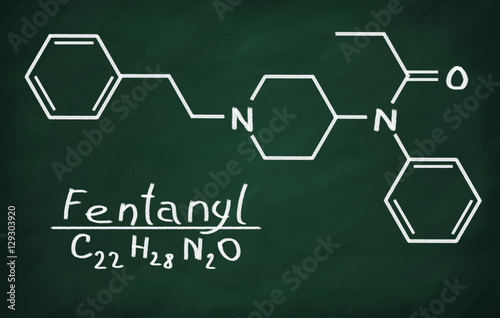 Structural model of Fentanyl