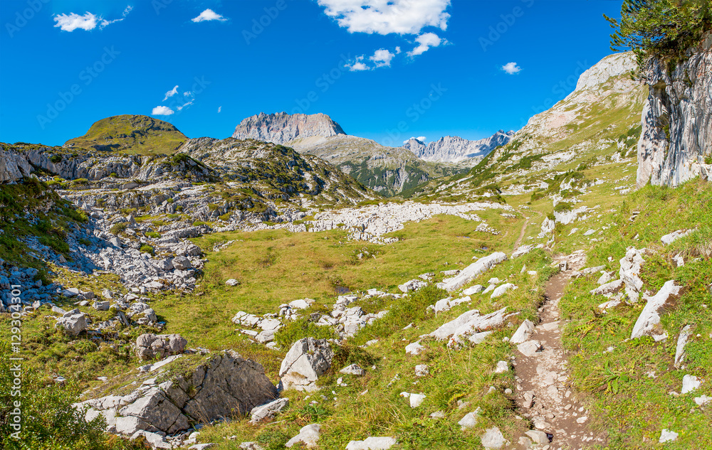 Fototapeta premium Steinendes Meer - Lechquellengebirge - Lechtal - Austria