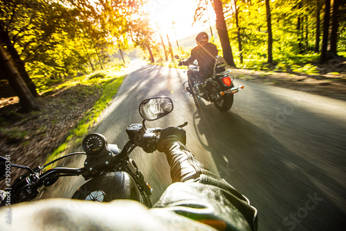 Close up of a motorcycle