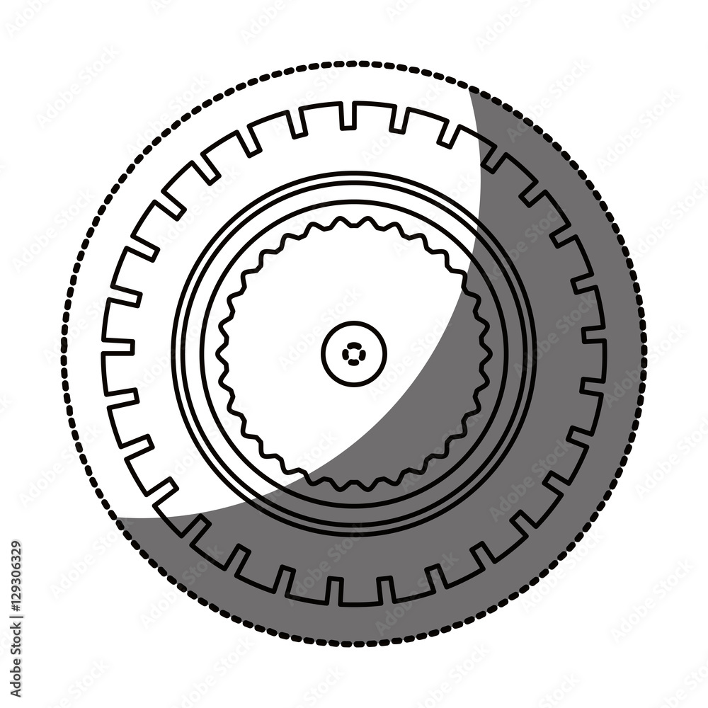 Gear icon. Cog circle wheel machine part and technology theme. Isolated design. Vector illustration Gear icon. Cog circle wheel machine part and technology theme. Isolated design. Vector illustration