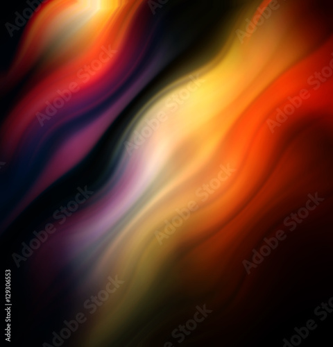 Abstract wavy background in red  orange  yellow and purple colors