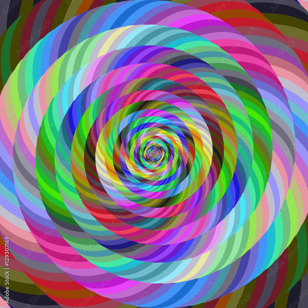 Obraz premium Abstract spiral fractal design background