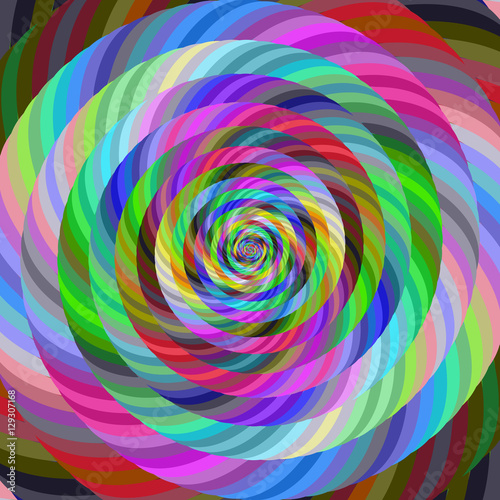 Abstract spiral fractal design background