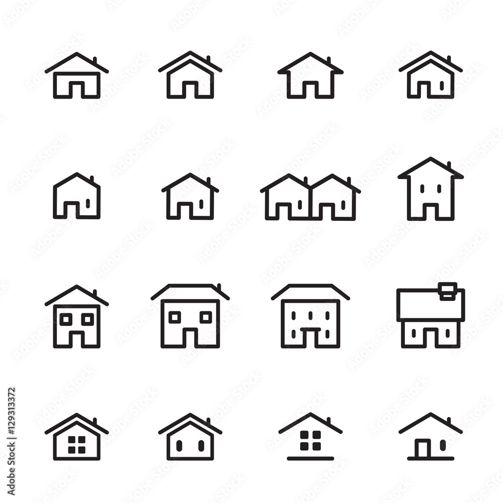 house line icon house line icon