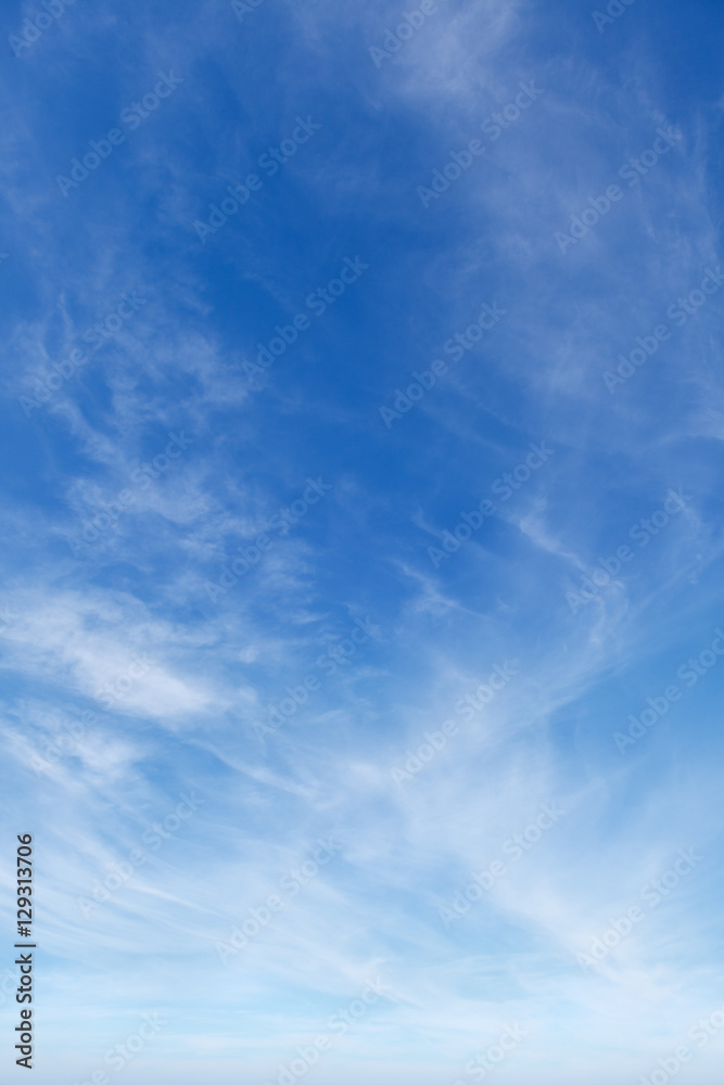beautiful blue sky with white Cirrus clouds beautiful blue sky with white Cirrus clouds
