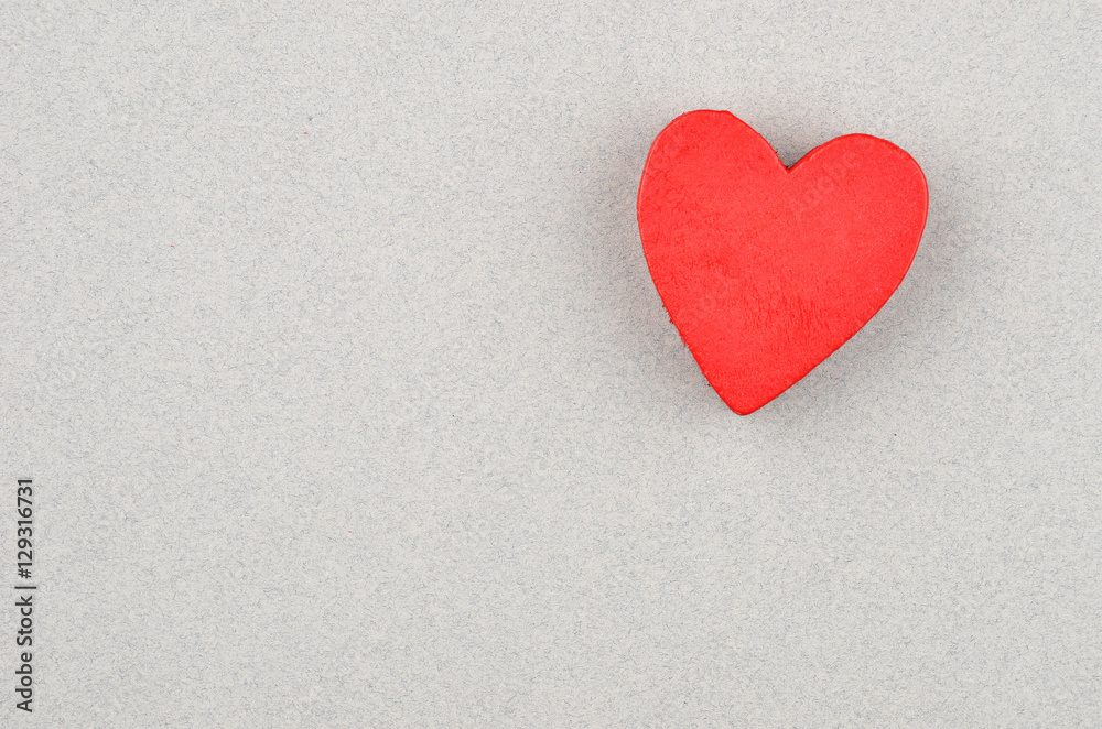 Heart on cardboard background Heart on cardboard background